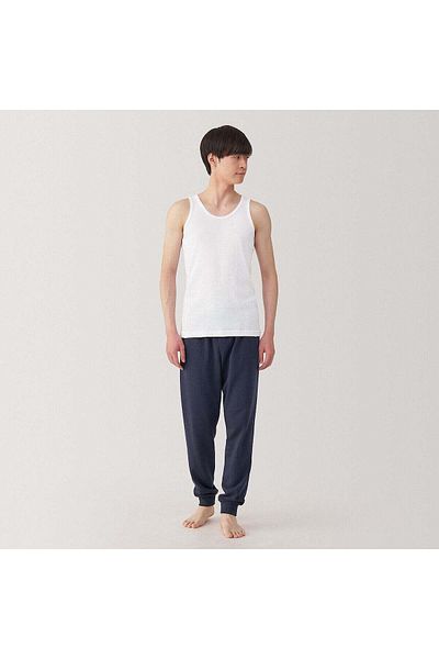 Muji قميص داخلي قطني ماص للرطوبة