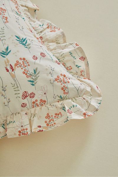 Ricco Lifes 100% Cotton Ecru Fitted Sheet (30 cm Edge Height)