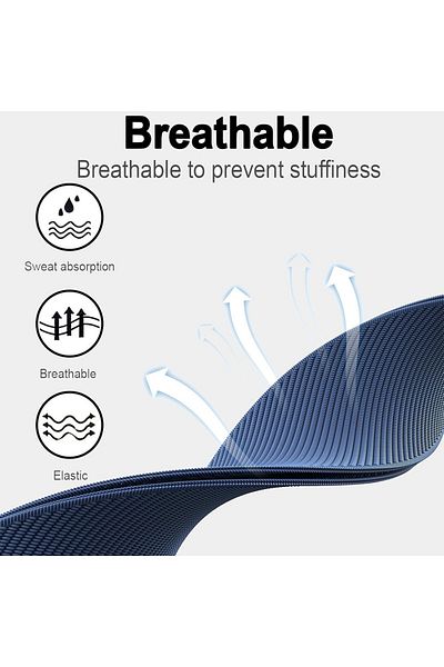 O Ozone Whoop 4.0 Band | Nylon Sports Band | Grey/ Midnight blue
