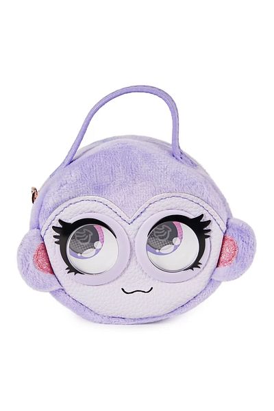 Spinmaster Purse pets micro monkey bag purple