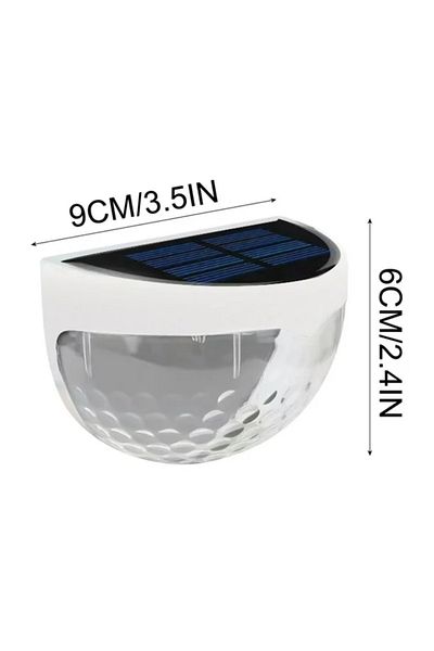 OEM Set 2 lămpi solare LED cu prindere de perete, rezistente la apă, IP65, 3500K