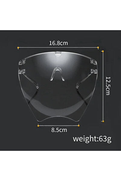 Choice 1 قطعة قناع واقٍ كامل الوجه عالي الوضوح وشفاف مضاد للضباب ومضاد للرذاذ...