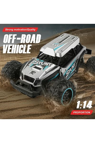 PLAYZO 1:14 Scale 2WD Remote Control Monster Truck – High Speed Drift RC Car with 2.4GHz Controller