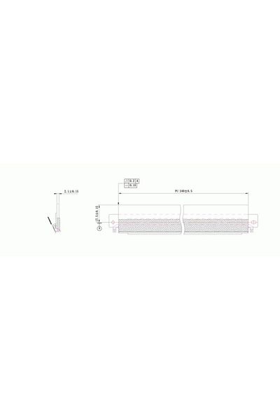 Europrint Lexmark T430 WB with PCR clean DC Select (KRK-LP94P) Wiper blade with PCR