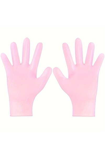 Choice قفازات سيليكون مرطبة باللون الوردي مكونة من قطعتين، تعمل على تقشير الي...