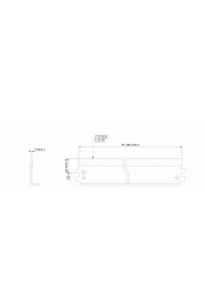 Europrint HPC CLJ5500 WB DC Select (KRK-LP95) Wiper blade