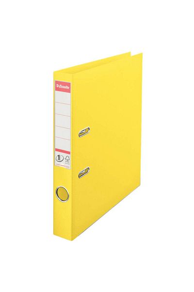Esselte Biblioraft Esselte A4, Plastic, Standard, Lățime 5 cm, Galben Aprins