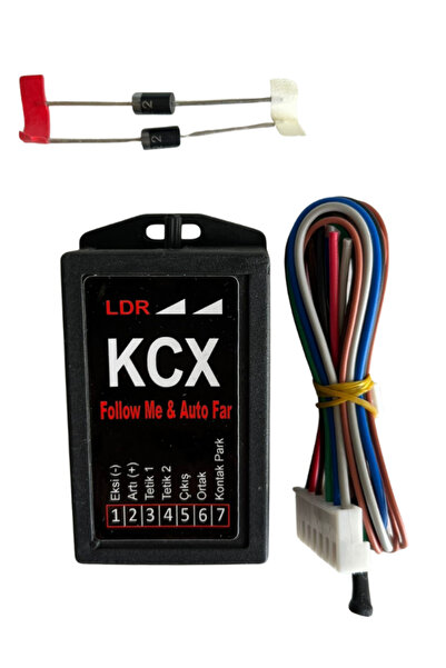 KAPOTO Otomatik Far Sensörü ve Follow Me Home Modülü Far Açma ve Gecikmeli Kapatma Sistemi Kolay Montaj