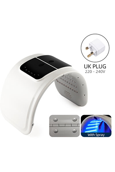 choice2 جهاز رذاذ نانو للوجه، جهاز ترطيب وتجديد البشرة، مزود بـ 7 ألوان LED ف...