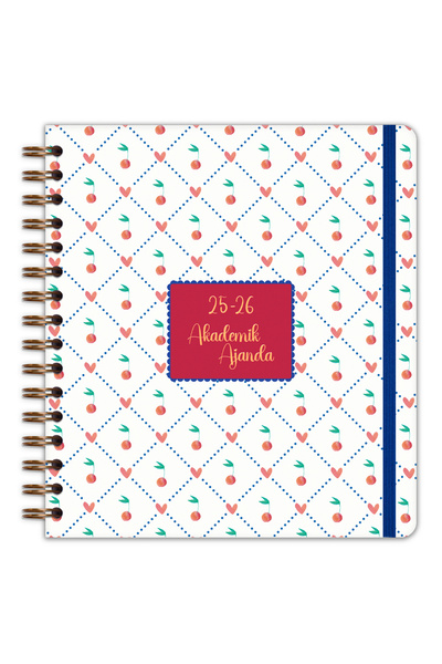 Matt Notebook 2025-2026 Akademik Kare Ajanda Spiralli - 17 Aylık