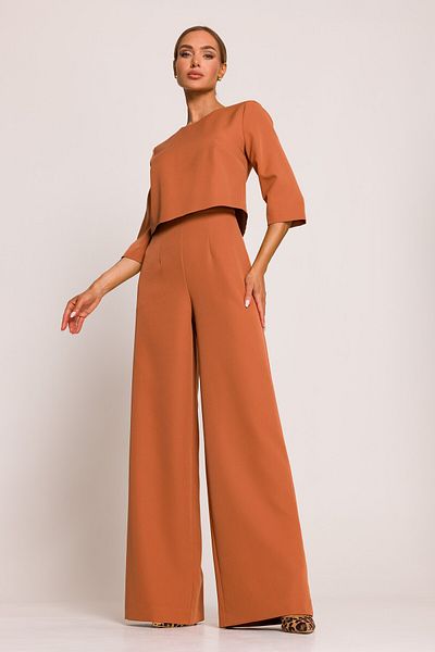 Made of Emotion Jumpsuit with a double-layered top and wide legs