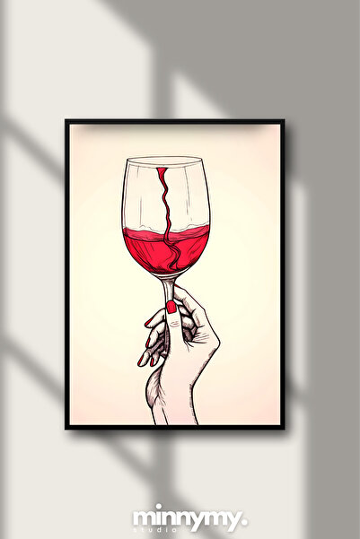Minnymy Drinks Collection Temalı Duvar Posteri - Çerçevesiz Poster, Mutfak, S...
