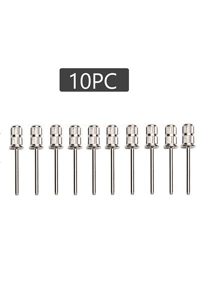 Choice FQQ-10pcs 10pcs Nail Drill Bits Set Nail Sanding Drum 3/32" Shank Mandrel Bit Manicure Pedicure File