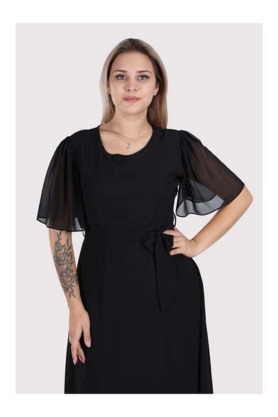 Luq Rochie de vară din șifon de mărime mare pentru femei