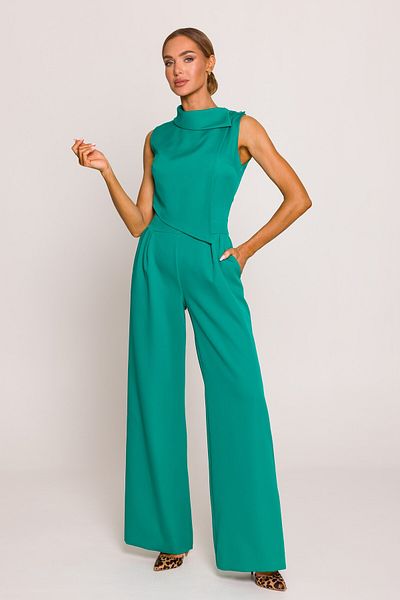 Made of Emotion Elegant jumpsuit with wide legs