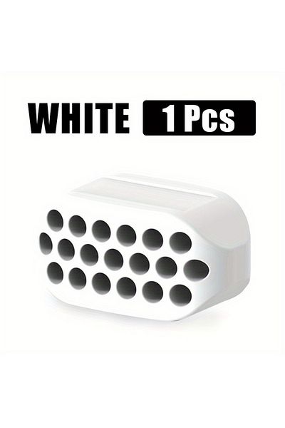 Choice White Facial Muscle Trainer - Silicone Jaw V Face Exerciser for Strengthening Masseter Muscles and S