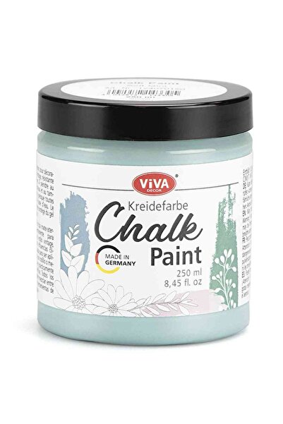 Viva Decor Кремообразна боя за мебели, с тебешир, VIVA DECOR, 250 мл Светлоциан