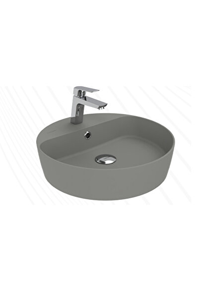 Creavit Loop 45cm Masa Üstü Çanak Lavabo Extra Cool Grey