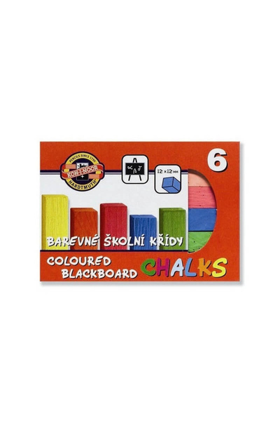 OEM Set 6 bucati creta colorata pentru tabla si asfalt