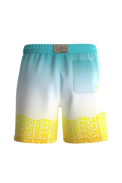 Guess Multicolored Men's Shorts Swimsuit F4Gt18Wg2A2-P22Z