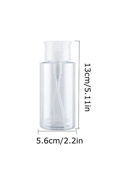 Choice1 زجاجة تونر شفافة سعة 200 مل و150 مل، مزيل طلاء الأظافر، مزيل مكياج ال...