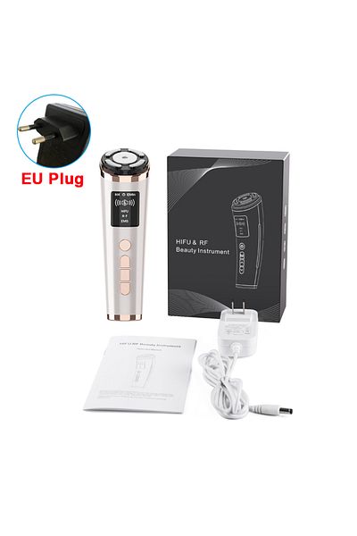 Choice EU Plug 220V Hifu Face Lifting Facial Massage EMS Facial Microcurrent Skin Rejuvenation Anti-aging F