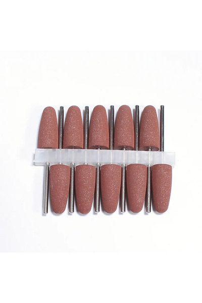 Choice P2D-10 10pcs Nail Drill Bit Rubber Manicure Drills Electric Rotary Milling Cutter Polishing Tools Na