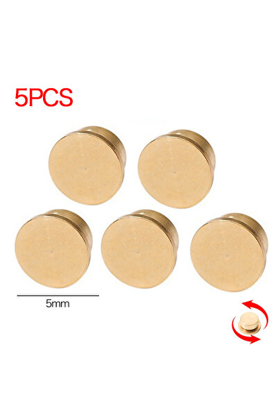 Choice 5 قطع - 5 مم 5/1 قطعة عمود محمل دوار معدني 3 مم/5 مم حبات دوارة صغيرة ...