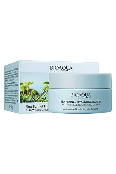 Bioaqua Crema de fata hidratanta antirid cu acid hialuronic si fenicul de mare 60g
