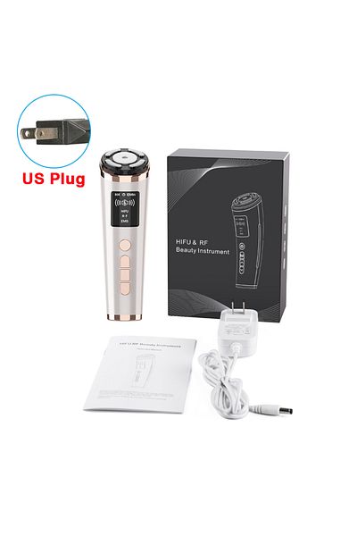 Choice US Plug 110V Hifu Face Lifting Facial Massage EMS Facial Microcurrent Skin Rejuvenation Anti-aging F