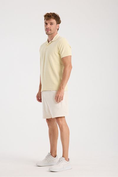 hateko Μπλουζάκι Raymons Terry Polo Collar από ύφασμα πετσετών