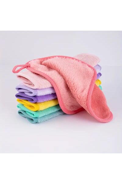 Choice 7pcs 1/7pcs Makeup Remover Cloths For Face, Eye, Lips, Reusable Makeup Remover Pads, Soft Microfiber