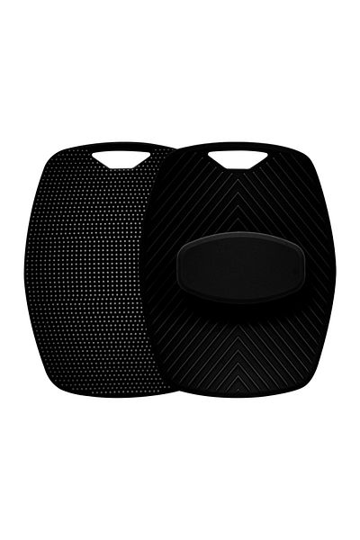 Choice black Exfoliating Silicone Brush Cleanser No Slip Handle Body Scrubber Cleans and Massages Skin Bath