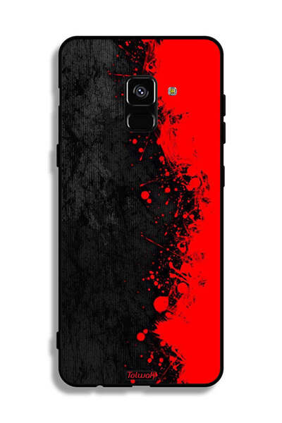 Tolwak غطاء حماية لهاتف Samsung Galaxy A8 Plus (2018) بنمط تجريدي