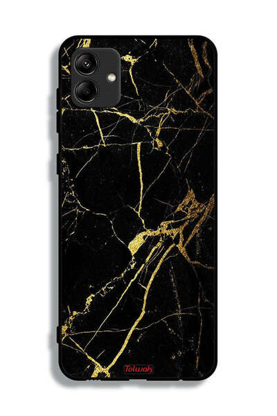 Tolwak غطاء حماية لهاتف سامسونج جالاكسي M04 - متصدع، رخام