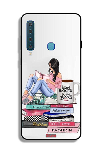 Tolwak غطاء حماية لهاتف سامسونج جالكسي A9 (2018) مطبوع عليه رسومات كتب الموضة...