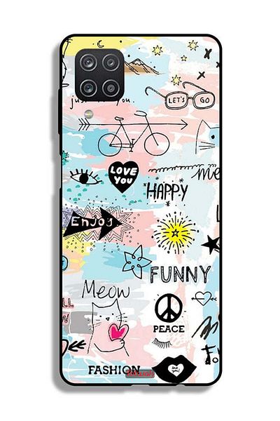 Tolwak غطاء حماية لهاتف Samsung Galaxy A12 Love You Tags