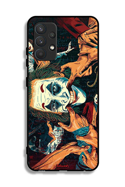 Tolwak Samsung Galaxy A32 4G Protective Case Cover Joker Art
