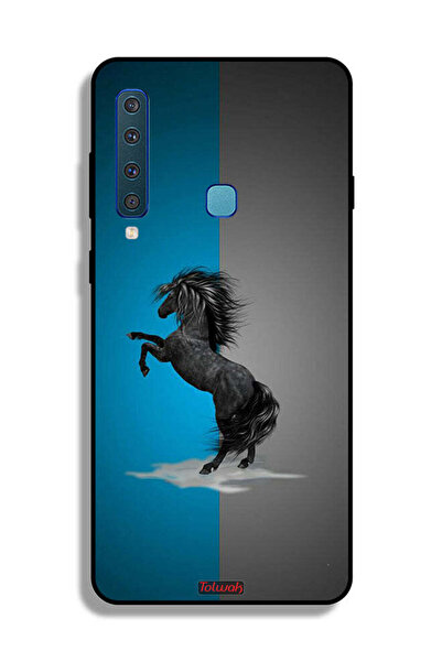 Tolwak غطاء حماية لهاتف Samsung Galaxy A9 (2018) بتصميم فن الحصان
