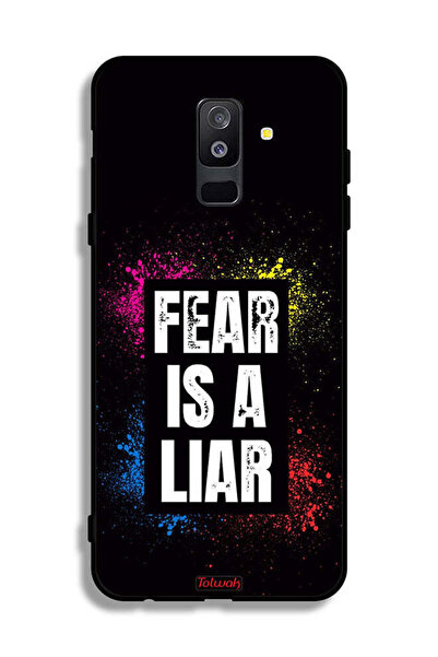 Tolwak Samsung Galaxy A6 Plus (2018) Protective Case Cover Fear Is A Liar