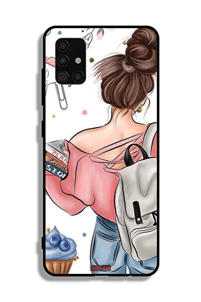 Tolwak Samsung Galaxy A51 4G Protective Case Cover Books In Hands