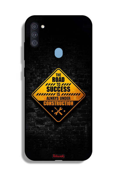 Tolwak غطاء حماية لهاتف سامسونج جالكسي A11 الطريق إلى النجاح دائمًا قيد الإنشاء