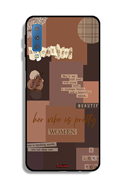 Tolwak غطاء حماية لهاتف Samsung Galaxy A7 (2018) Adventurer Women