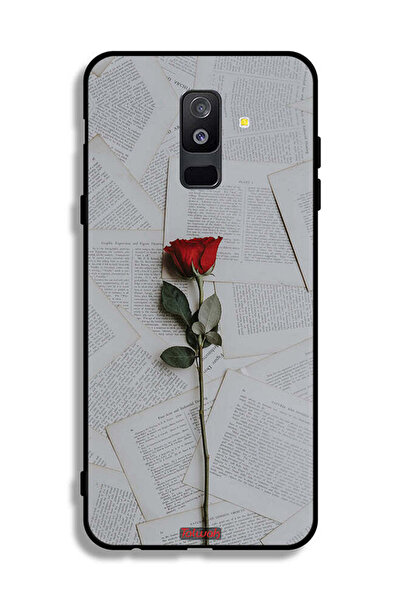 Tolwak غطاء حماية لهاتف سامسونج جالاكسي A6 بلس (2018) وردي على ورق