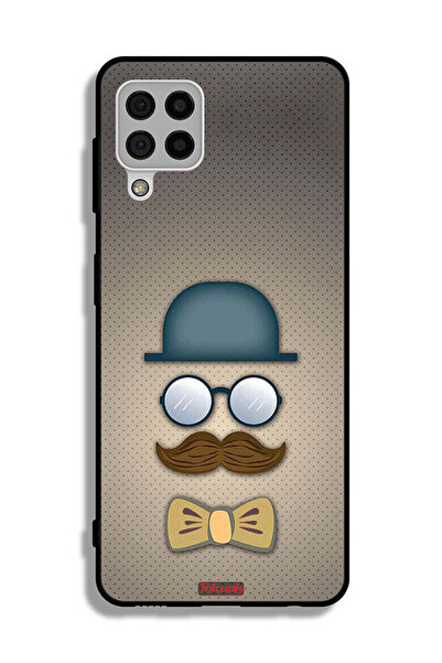 Tolwak Samsung Galaxy A22 4G Protective Case Cover ManS Head Art
