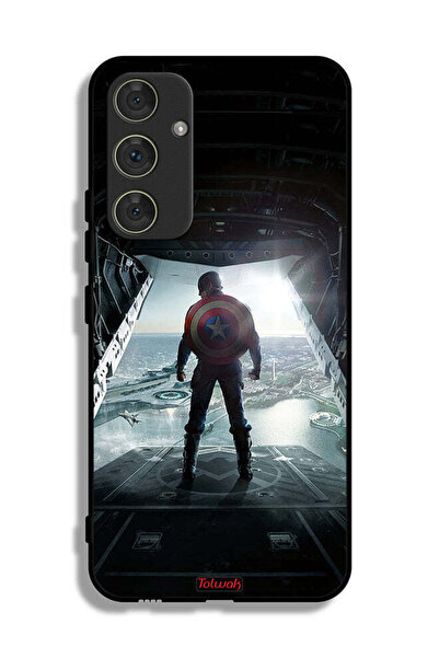 Tolwak Samsung Galaxy A54 5G Protective Case Cover Portrait Display Captain America