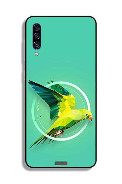 Tolwak غطاء حماية لهاتف سامسونج جالاكسي A50 بطبعة فن تجريدي ببغاء
