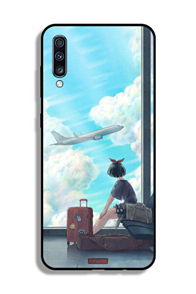 Tolwak غطاء حماية لهاتف Samsung Galaxy A70 بتصميم فن السفر