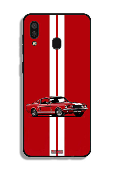 Tolwak Samsung Galaxy A20 Protective Case Cover Vintage Car Abstract Art