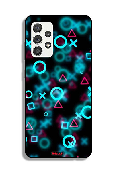 Tolwak غطاء حماية لهاتف سامسونج جالاكسي A32 5G برسومات أيقونات لعبة الحبار ال...